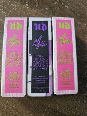 Urban Decay All Nighter Long Lasting Makeup Setting Spray Bundle 15 ml X 3 Boxes